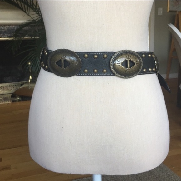 Lollipops Paris real leather studs belt - Picture 3 of 8